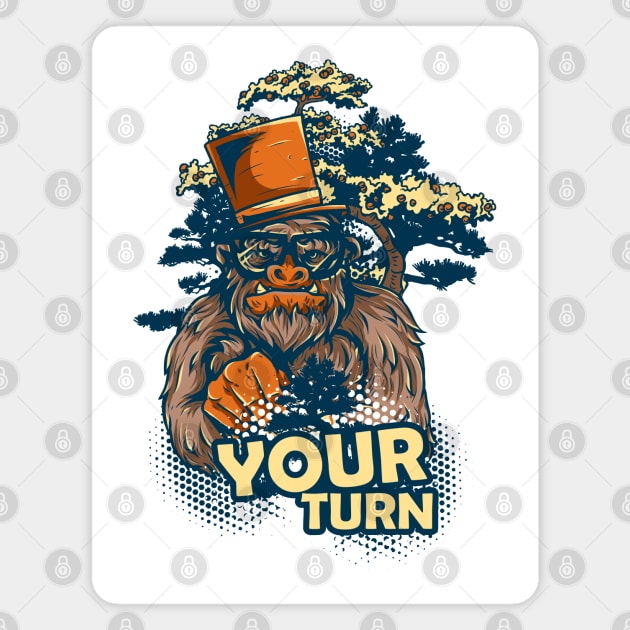 Your Turn Gorillaz Character Magnet by Urbanprint
